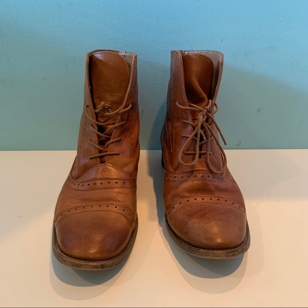 NEW Zara brown booties